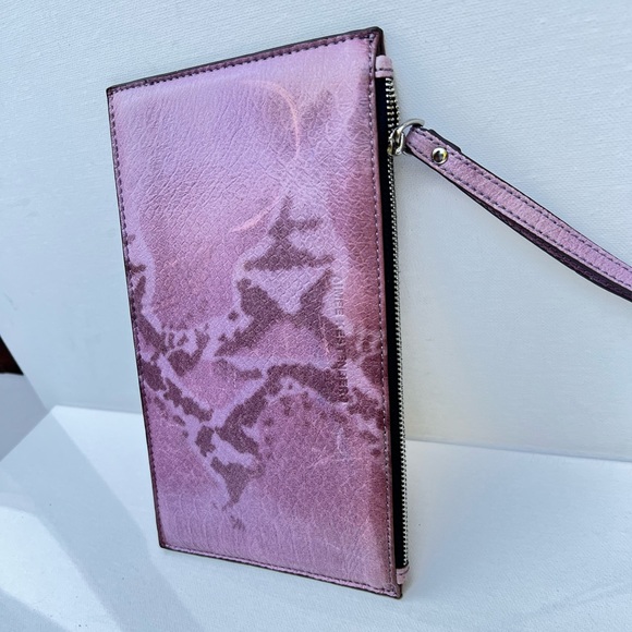 Aimee Kestenberg pink Leather Wristlet Wallet - Picture 4 of 7